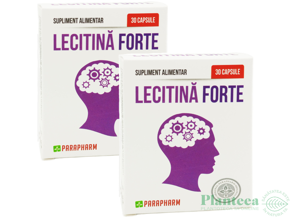 Set Lecitina forte 2x30cps - PARAPHARM
