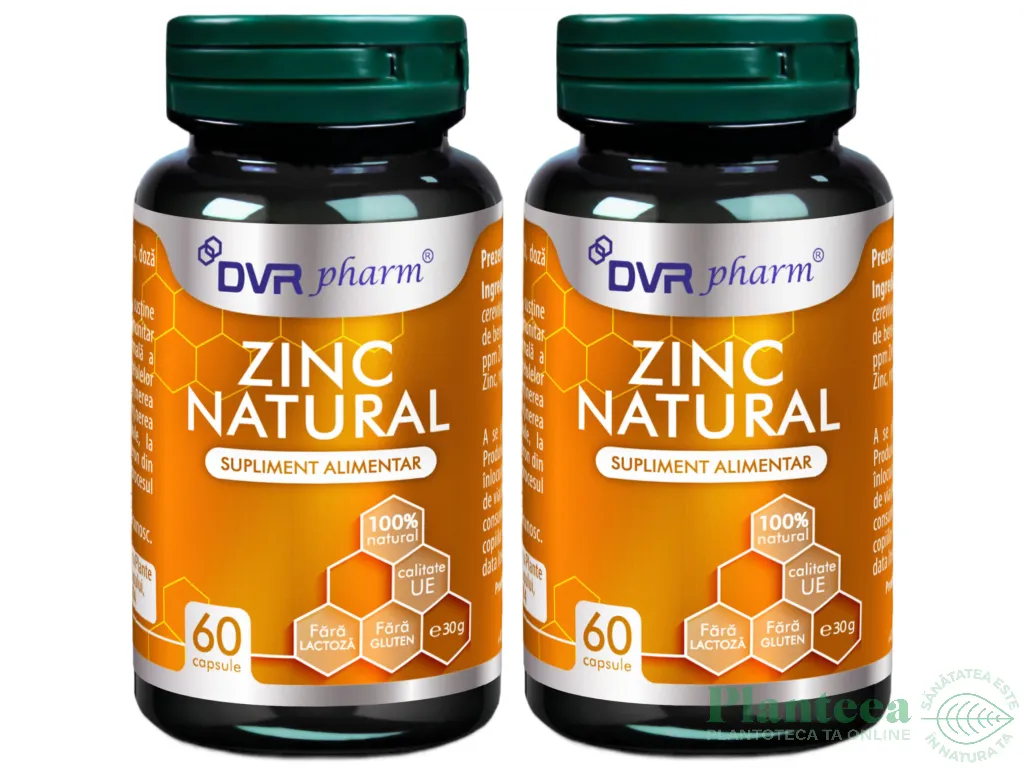 Set Zinc natural 2x60cps - DVR PHARM