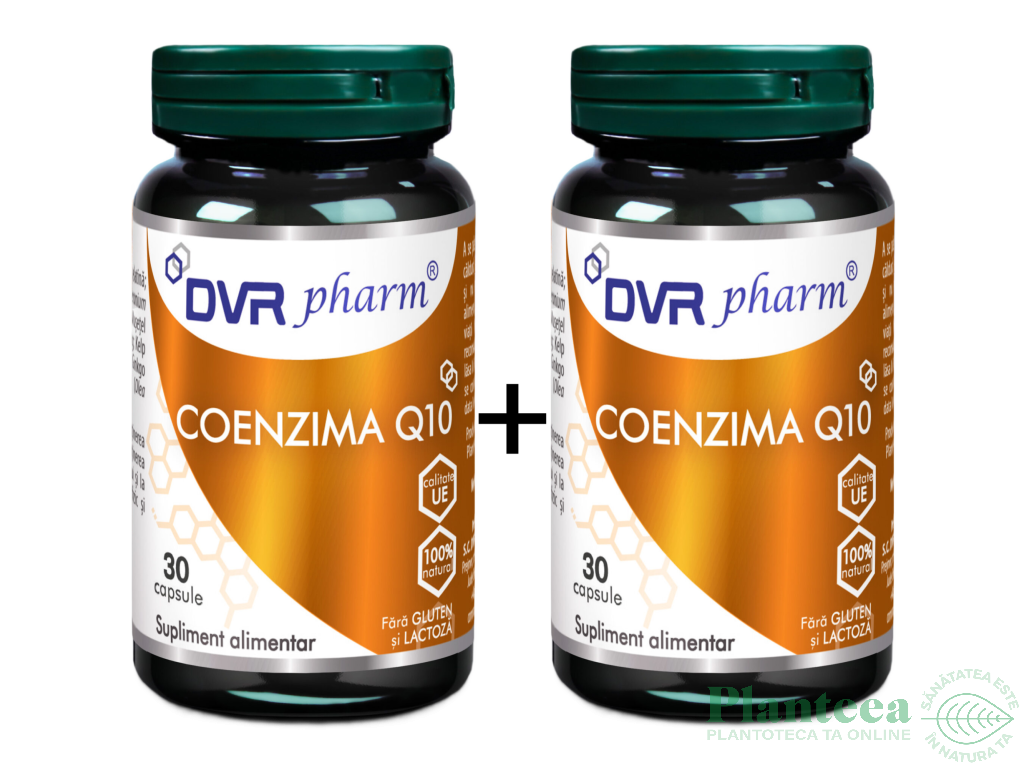 Pachet Coenzima Q10 50mg 2x30cps - DVR PHARM