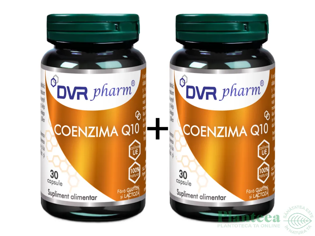Set Coenzima Q10 50mg 2x30cps - DVR PHARM