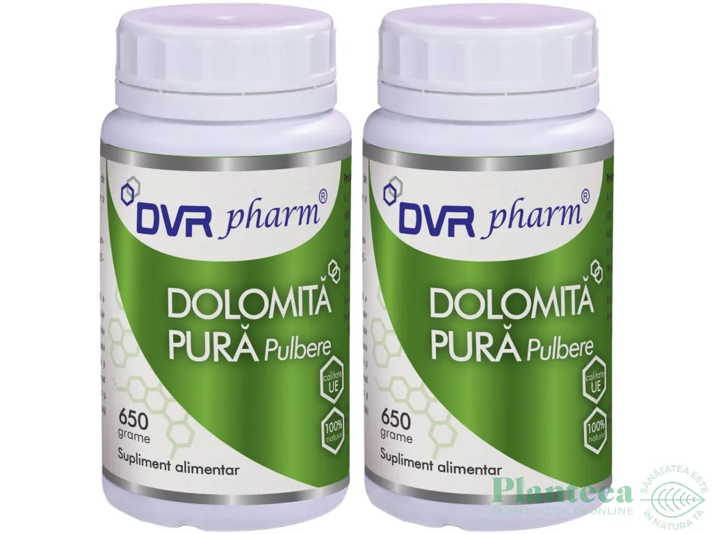 Pachet Dolomita pura pulbere 2x650g - DVR PHARM
