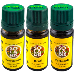 Kit 3 uleiuri esentiale Mirosul Craciunului 3x10ml - SOLARIS