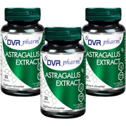 Pachet Astragalus extract 3x30cps - DVR PHARM