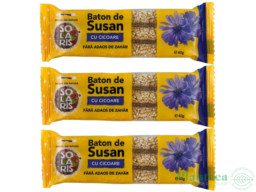 Set Batoane susan cicoare fara zahar 3x40g - SOLARIS
