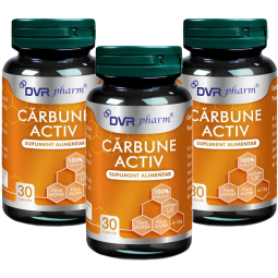 Carbune activ 300mg 3x30cps - DVR PHARM