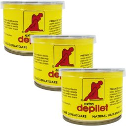 Set Ceara epilatoare refolosibila clasica Extra 3x150ml - DEPILET