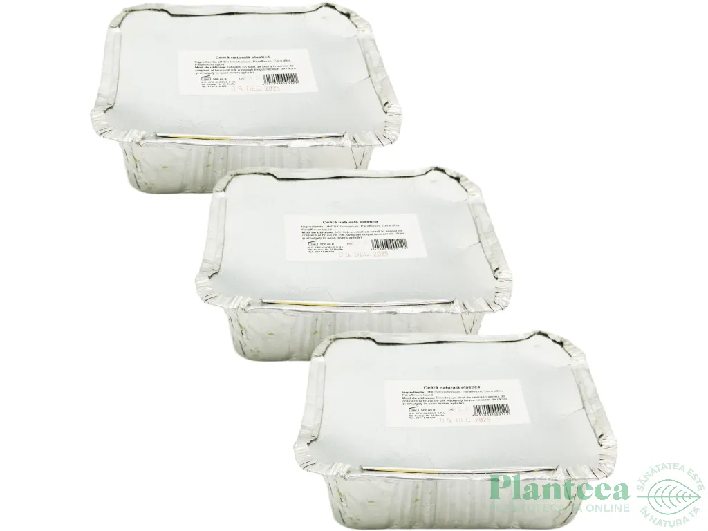 Set Ceara epilatoare refolosibila elastica naturala 3x500g - DEPILET