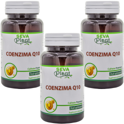 Pachet Coenzima Q10 120mg 3x60cp - SEVA PLANT