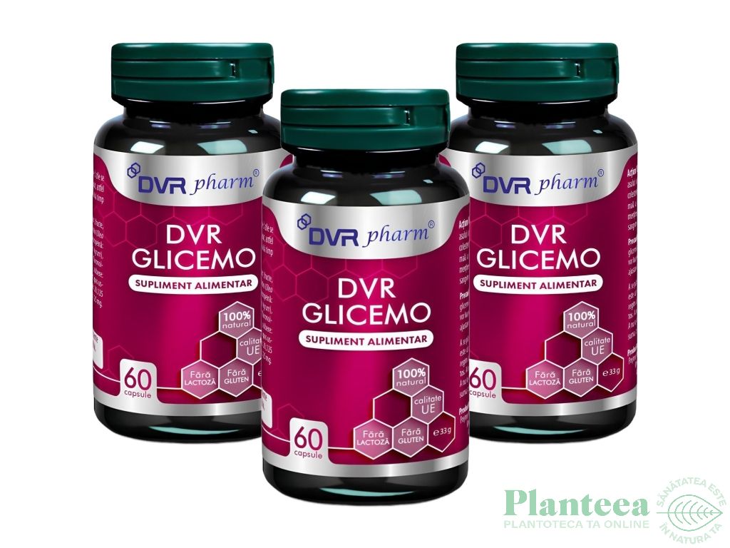 Pachet DVR Glicemo 3x60cps - DVR PHARM