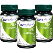 Pachet Fier natural 3x30cps - DVR PHARM