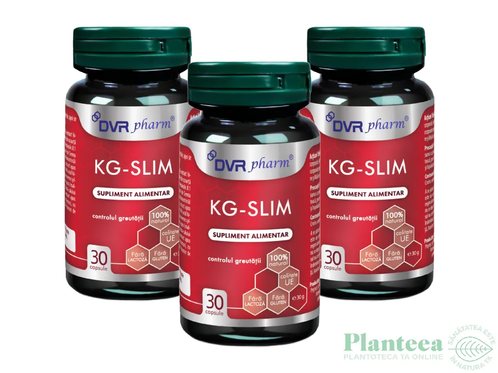 Set KG Slim Controlul greutatii 3x30cps - DVR PHARM
