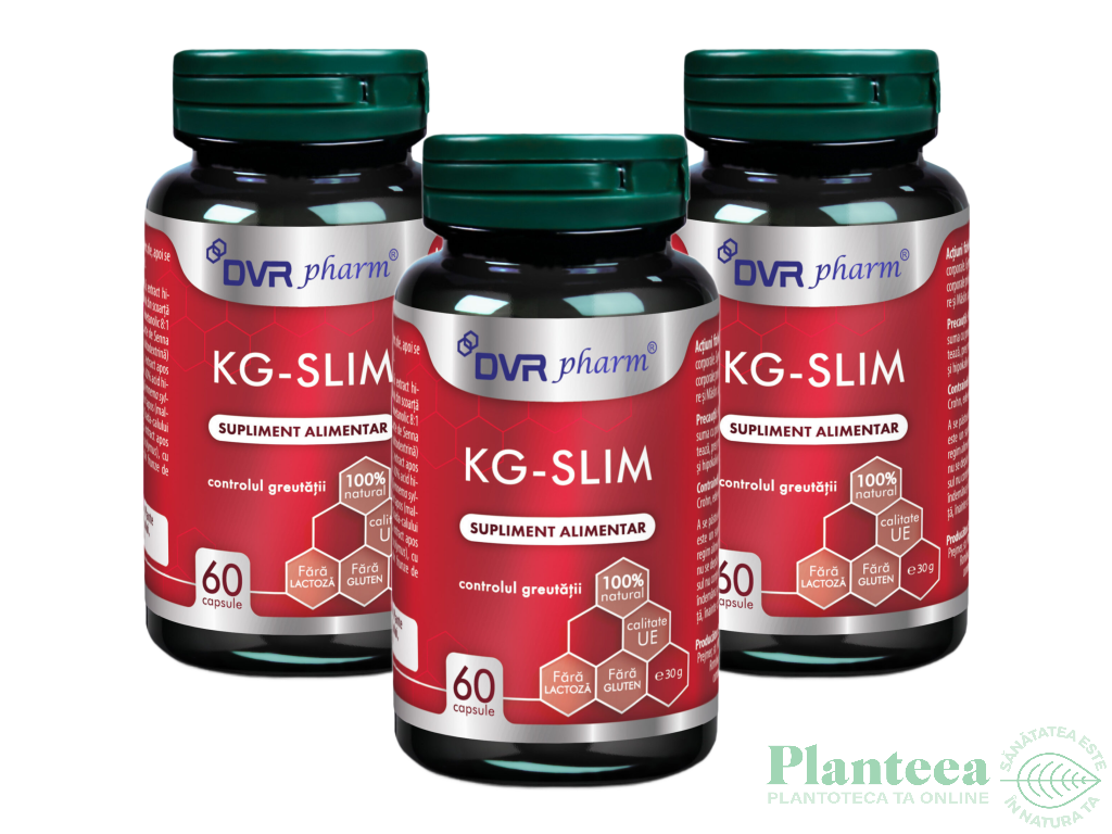 Pachet KG Slim Controlul greutatii 3x60cps - DVR PHARM