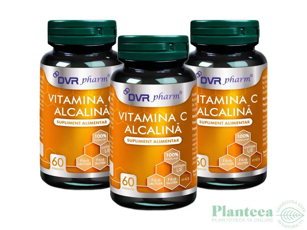 Set Vitamina C alcalina 3x60cps - DVR PHARM