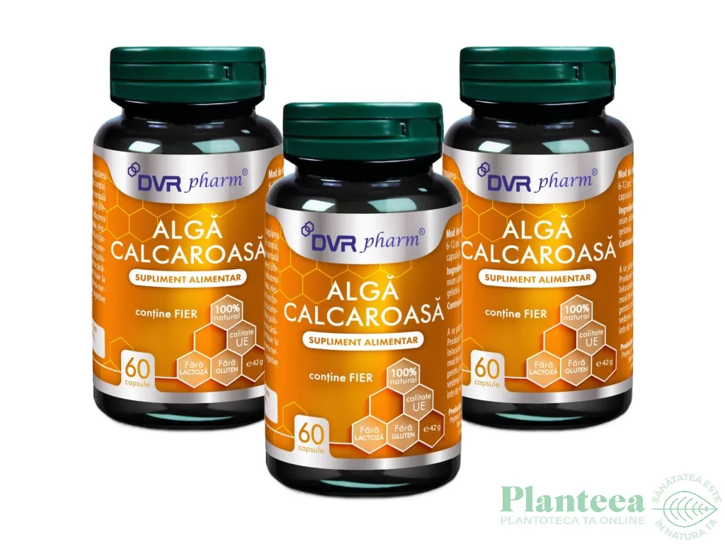 Set Alga calcaroasa 3x60cps - DVR PHARM