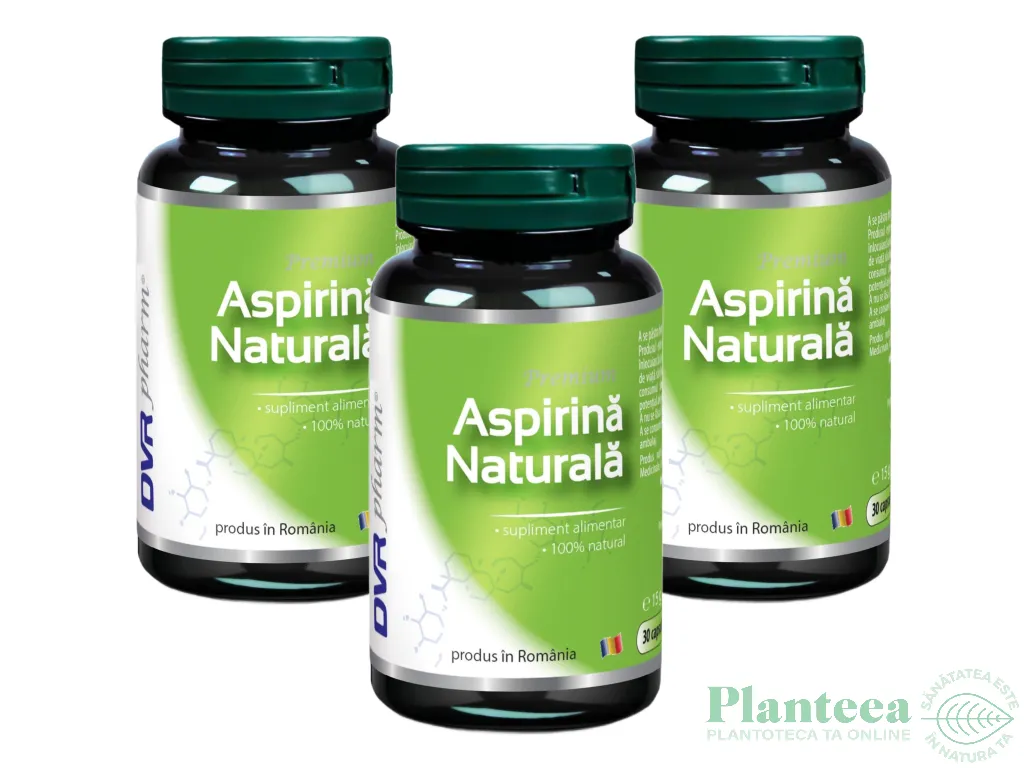 Set Aspirina naturala 3x30cps - DVR PHARM