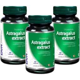 Pachet Astragalus extract 3x60cps - DVR PHARM