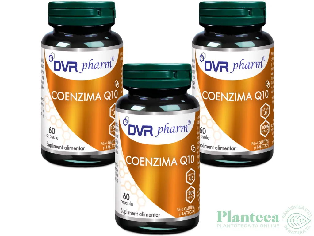 Set Coenzima Q10 50mg 3x60cps - DVR PHARM