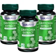 Pachet Griffonia extract 5 HTP 3x60cps - DVR PHARM