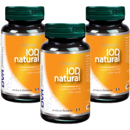 Pachet Iod natural 3x60cps - DVR PHARM