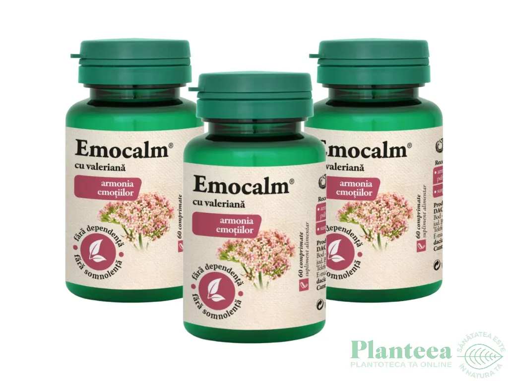Set EmoCalm valeriana 3x60cp - DACIA PLANT