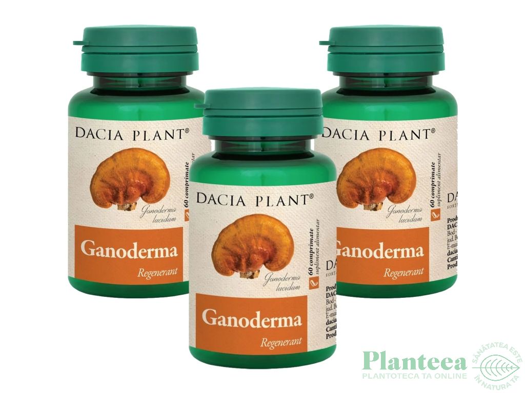 Pachet Ganoderma 3x60cp - DACIA PLANT