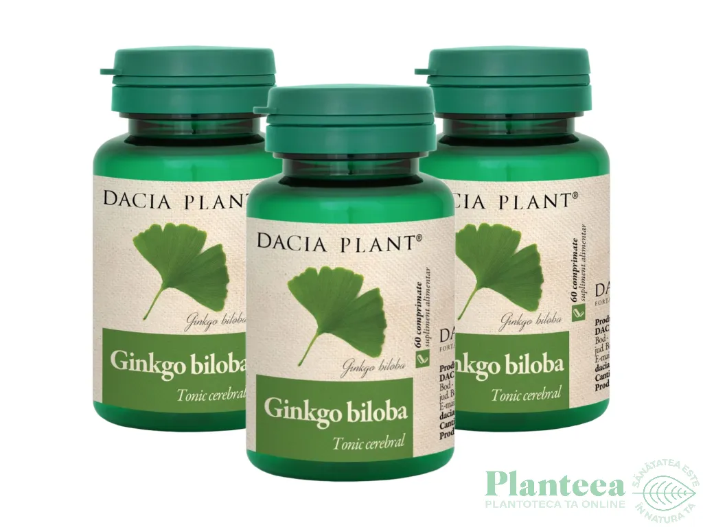 Set Ginkgo biloba 3x60cp - DACIA PLANT