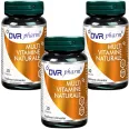 Pachet Multivitamine naturale 3x30cps - DVR PHARM