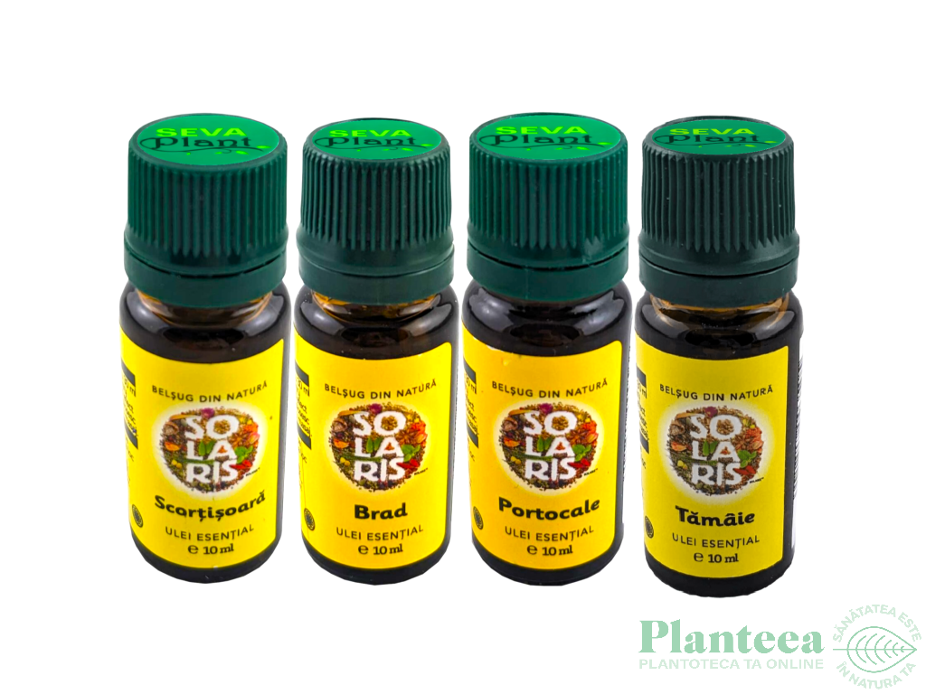 Kit 4 uleiuri esentiale Arome de Sarbatoare 4x10ml - SOLARIS