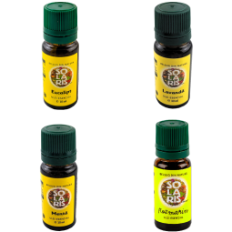 Kit 4 uleiuri esentiale de baza 4x10ml - SOLARIS