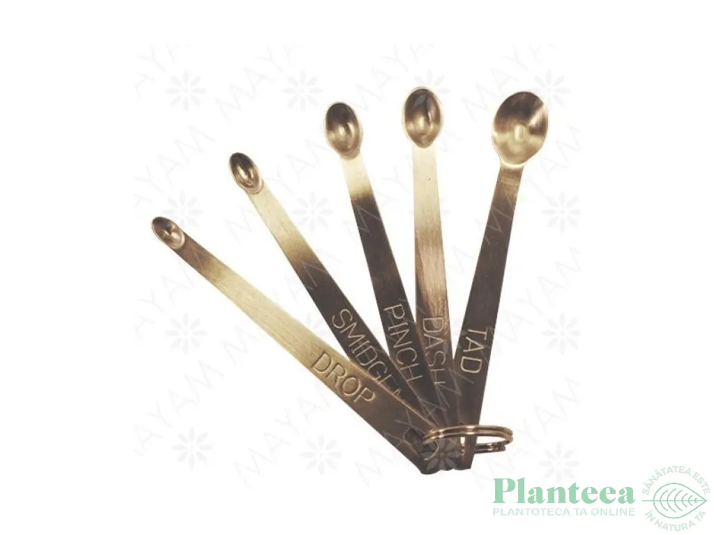Set 5 lingurite inox dozare marimi diferite 1b - ELLEMENTAL
