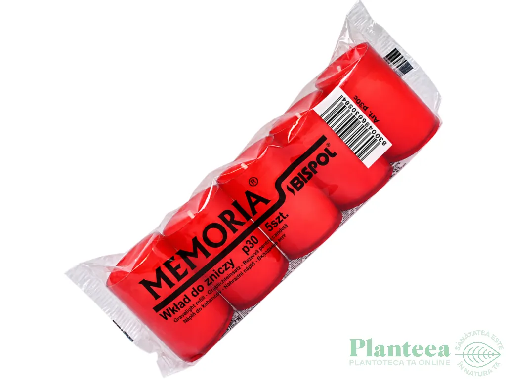 Candele rezerva 15h rosu pt Memoria 5b - BISPOL