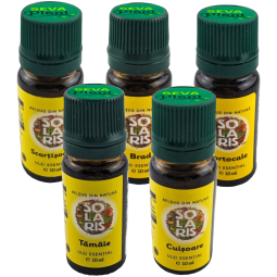 Kit 5 uleiuri esentiale Magia aromelor de Iarna 5x10ml - SOLARIS