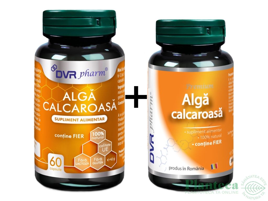 Pachet Alga calcaroasa 60+30cps - DVR PHARM