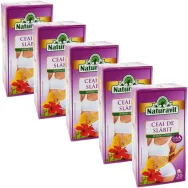 Set Ceai slabit cu leustean 5x20dz - NATURAVIT