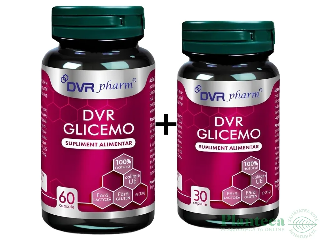 Pachet DVR Glicemo 60+30cps - DVR PHARM