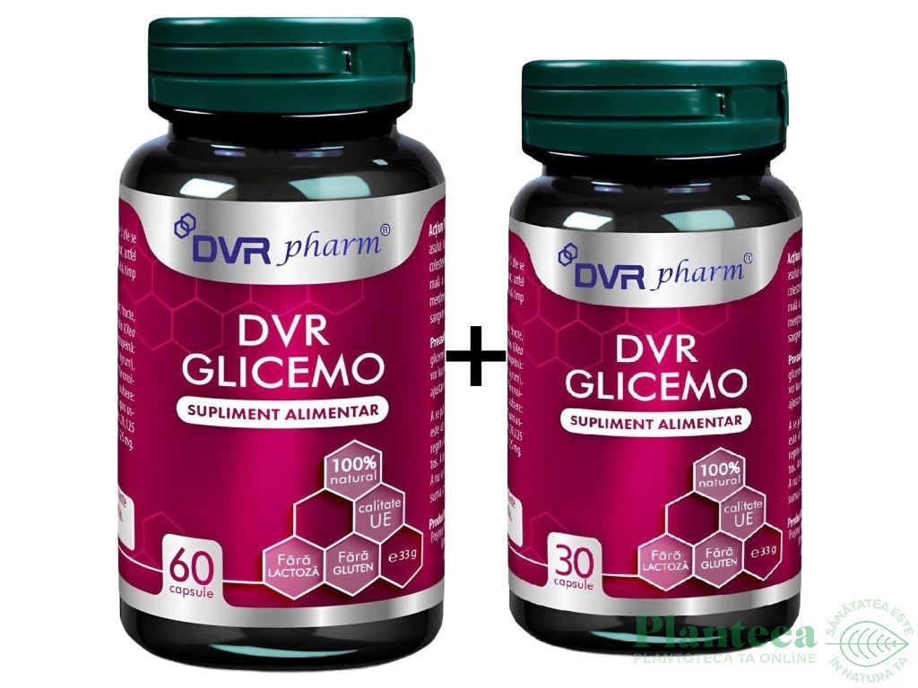 Pachet DVR Glicemo 60+30cps - DVR PHARM