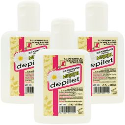 Set Ulei postepilator musetel 3x150ml - DEPILET
