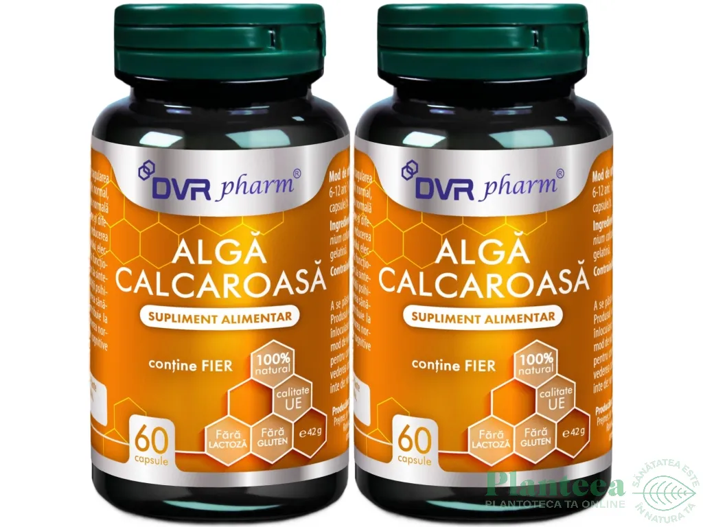 Set Alga calcaroasa 2x60cps - DVR PHARM