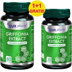 Pachet Griffonia extract 5 HTP 60+30cps - DVR PHARM