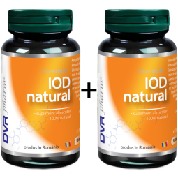 Pachet Iod natural 2x30cps - DVR PHARM