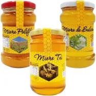 Pachet Miere [Tei + Salcam + Poliflora] 3x400g - APISALECOM