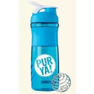 Bidon shaker albastru cu blender 828ml - PUR YA