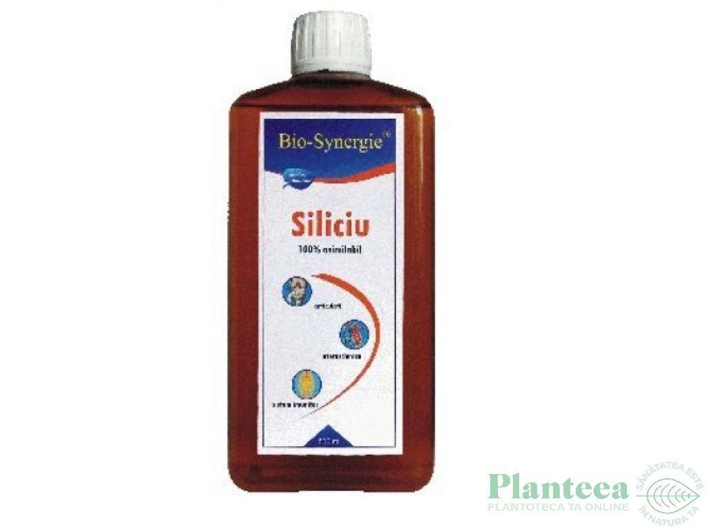 Siliciu natural bioactiv 500ml - BIO SYNERGIE