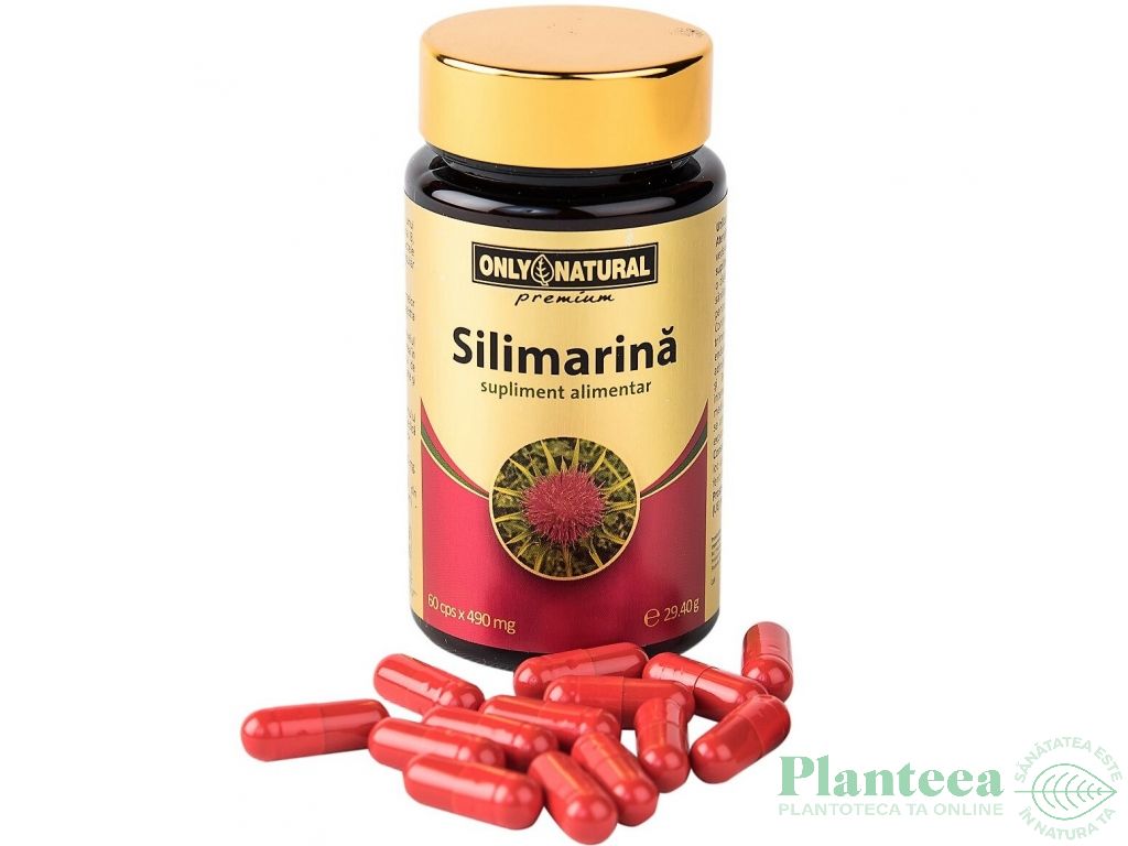Silimarina 490mg 60cps - ONLY NATURAL