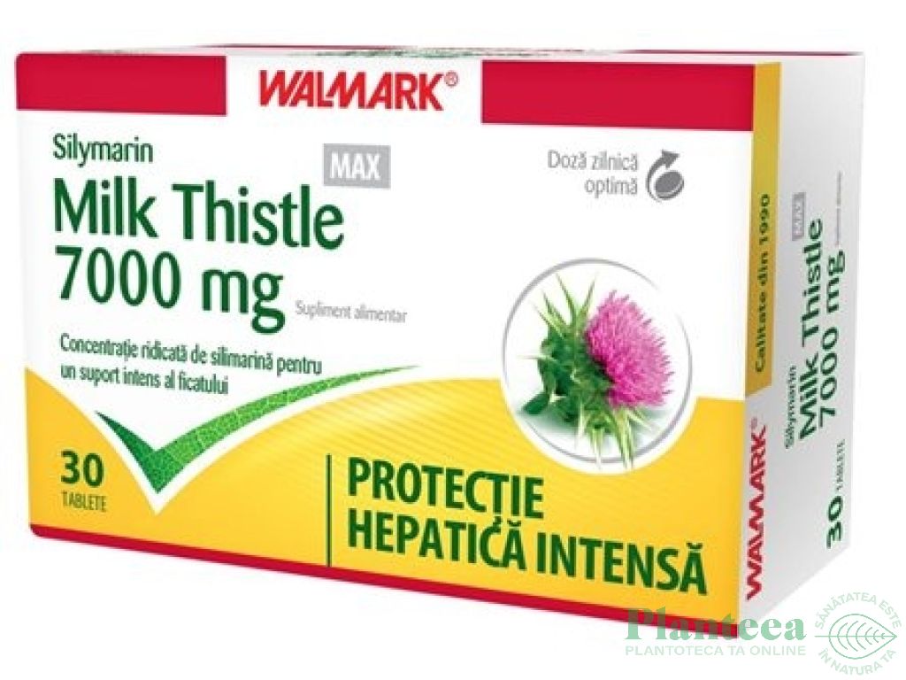 Silimarina Milk Thistle 7000mg 30cps - WALMARK