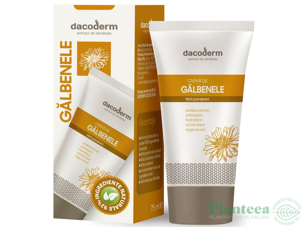 Crema galbenele 75ml - DACODERM