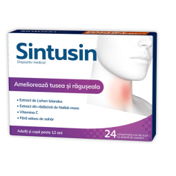 Sintusin adulti fara zahar 24cp - NATUR PRODUKT