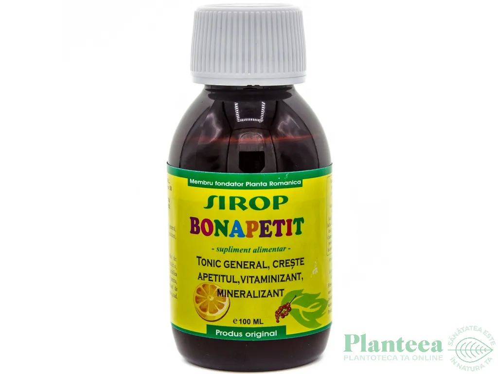 Sirop BonApetit [Tonic Vitaminizant Mineralizant] 100ml - ELIDOR