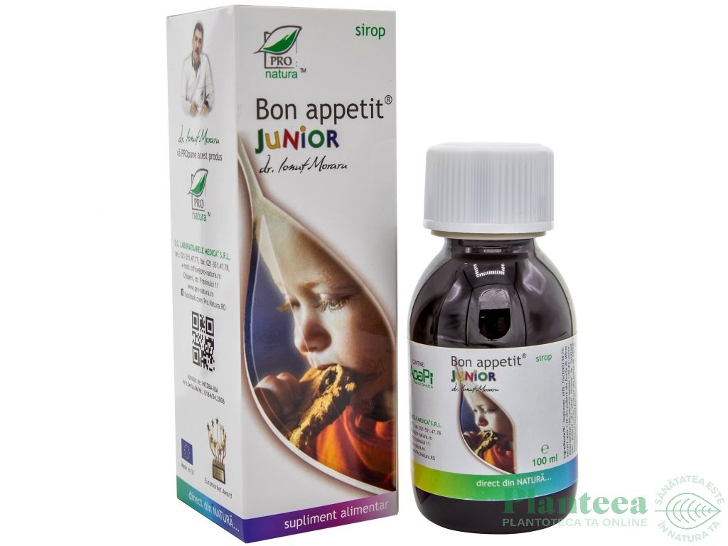 Sirop Bon Apetit junior {zi} 100ml - MEDICA