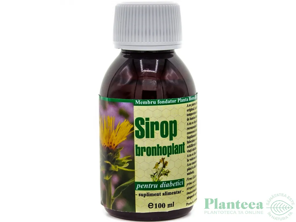 Sirop BronhoPlant diabetici 100ml - ELIDOR